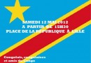 Grande marche pour la paix et la démocratie en RDC, à Lille, le 12 mai 2012