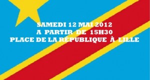 Grande marche pour la paix et la démocratie en RDC, à Lille, le 12 mai 2012