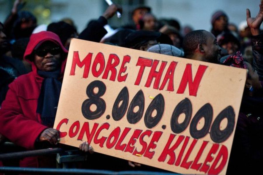 USA – Kabila Must Go Movement: Protest at the White House on january 21st, 2012.