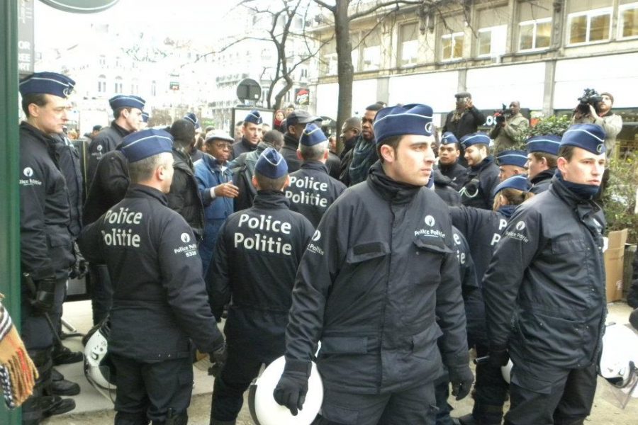 Violences policieres à Bruxelles