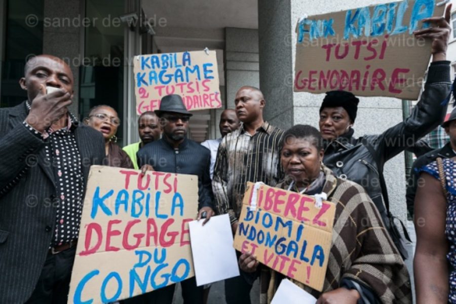Bruxelles:  Sit-in devant l’ambassade du Rwanda, le 20 juillet 2012