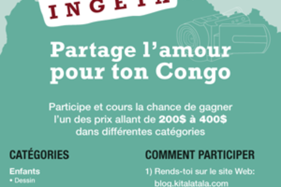 Concours d’arts visuels Ingeta: Partage l’amour pour ton Congo