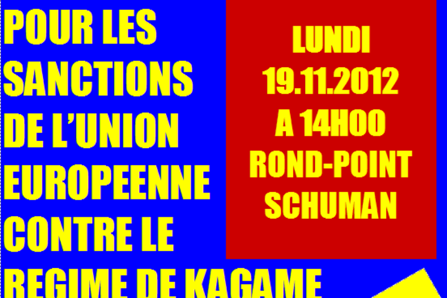 Bruxelles: Sit-in pour les sanctions de l’UE contre le régime de Kagame