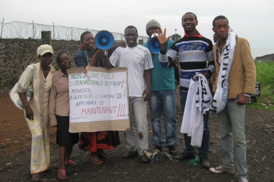 Grande manifestation à Goma, le jeudi 21 février 2013