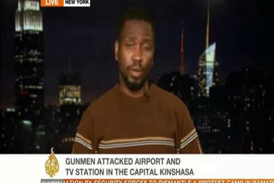 Kambale Musavuli Discusses Attack At DRC State TV – Dec 30, 2013