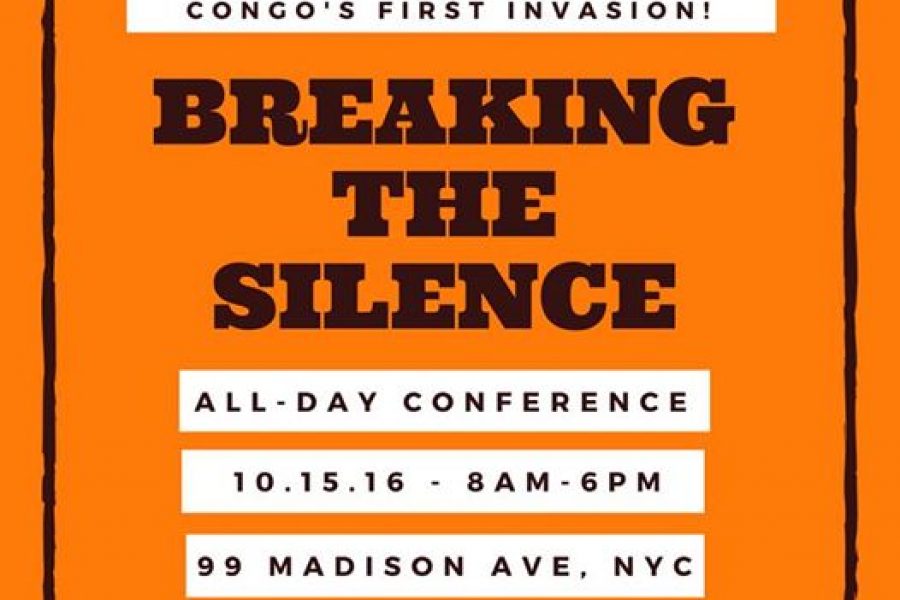 Congo: 20th Year Anniversary Commemoration of the First Invasion – New-York, October 15th, 2016